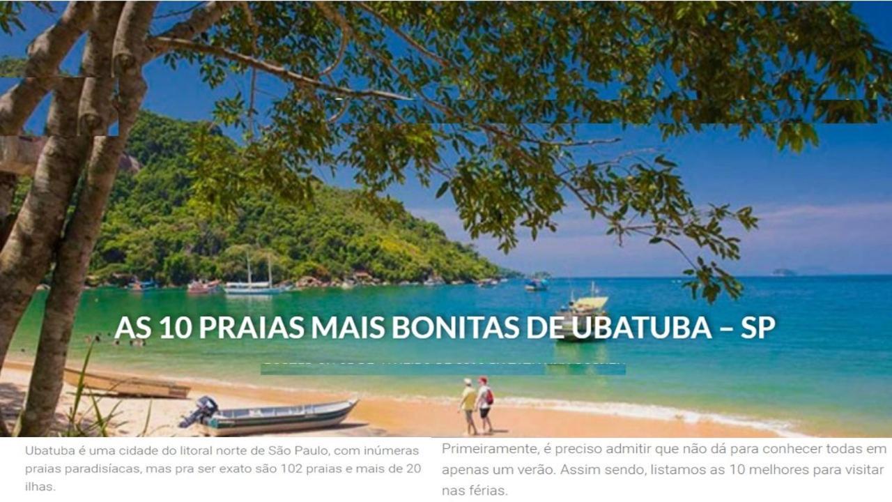 Apartamento Ubatuba - Praia grande - 80m da Praia - Até 8 Pessoas - Praia Grande Ubatuba - 2 Quartos Extérieur photo