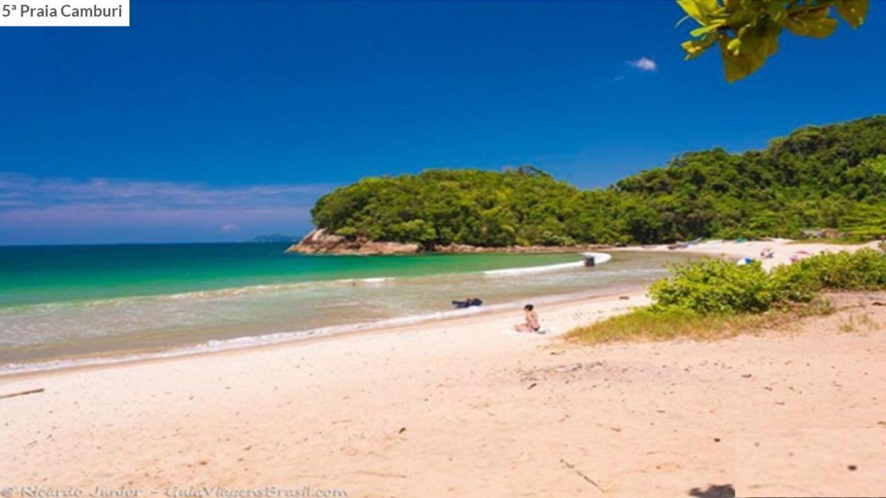 Apartamento Ubatuba - Praia grande - 80m da Praia - Até 8 Pessoas - Praia Grande Ubatuba - 2 Quartos Extérieur photo